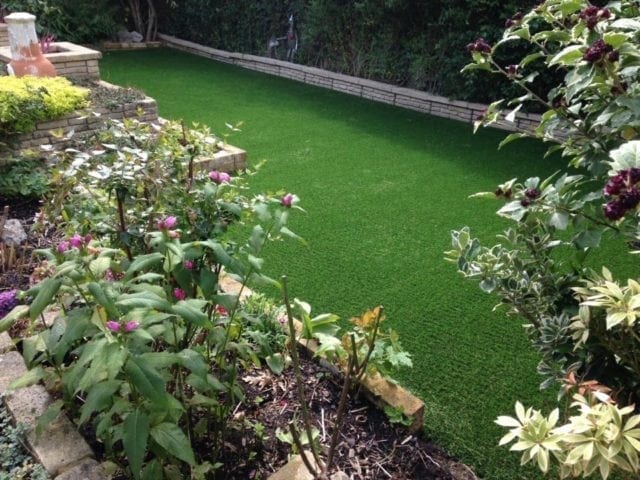 Paving Stone Artificial Grass Installation - Trulawn ...