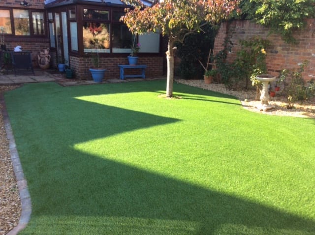 Irthlingborough artificial grass installation