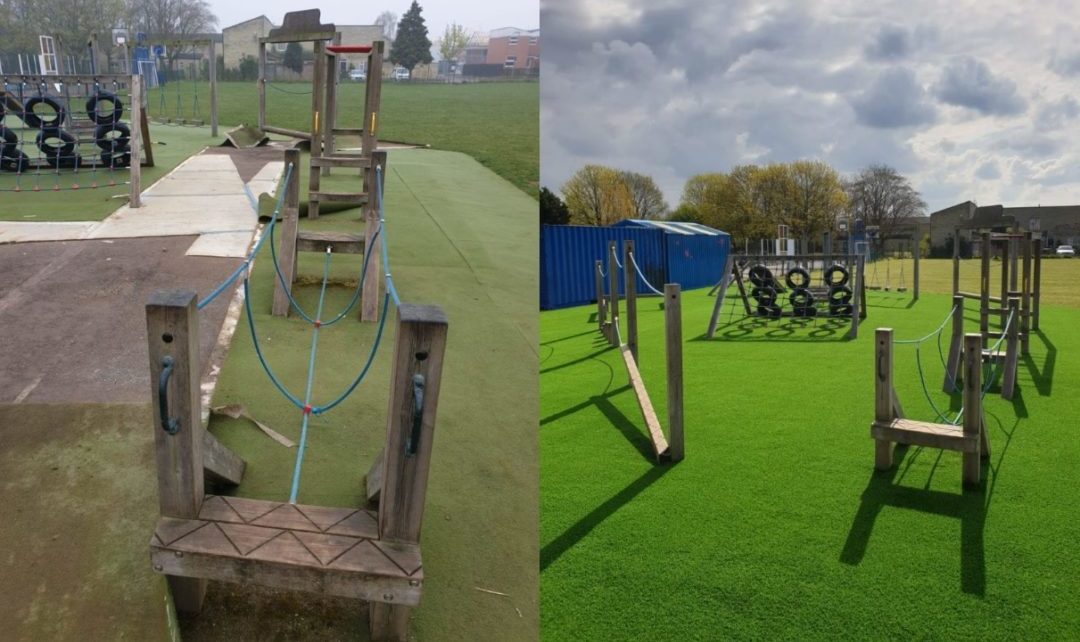 Artificial Grass - Before & After