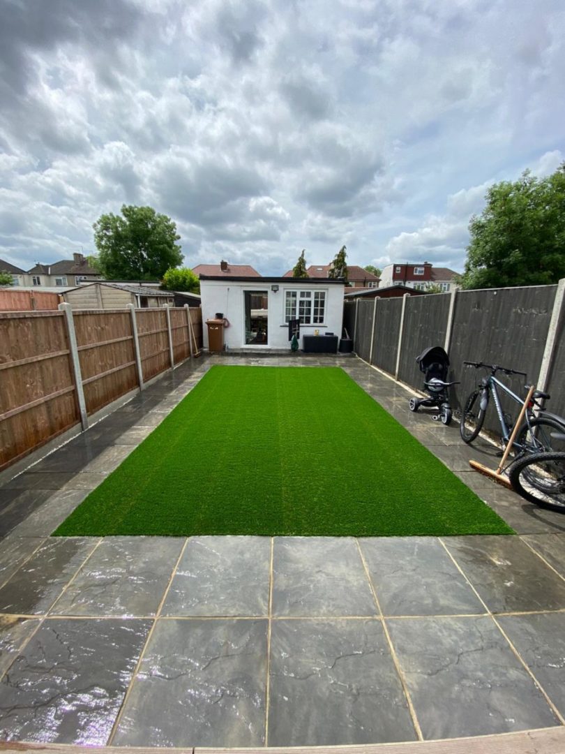 Fake Lawn Makeover in Harrow, Middlesex - Trulawn