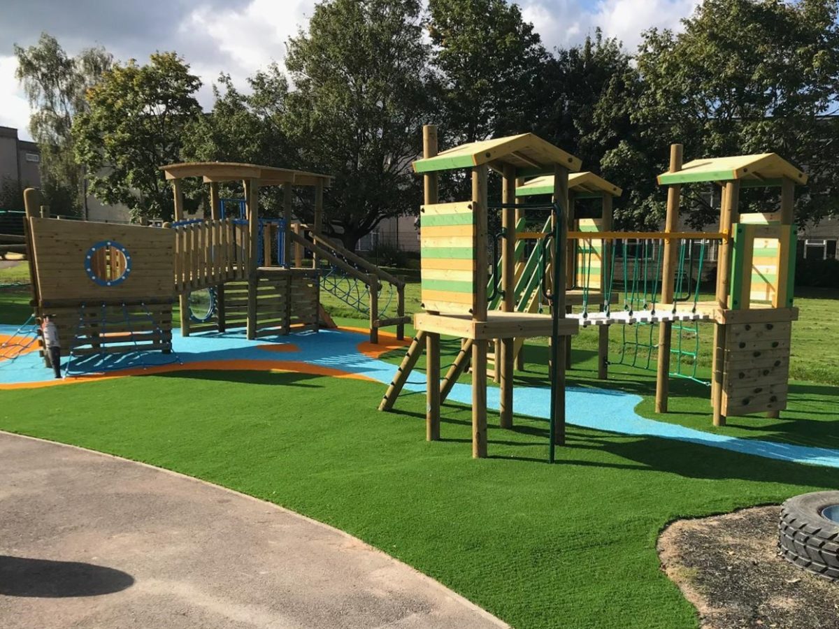 Crawley play area transformed with artificial grass