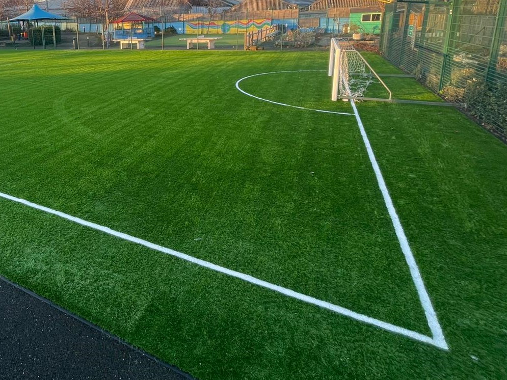 Artificial Grass Football Pitch Corner