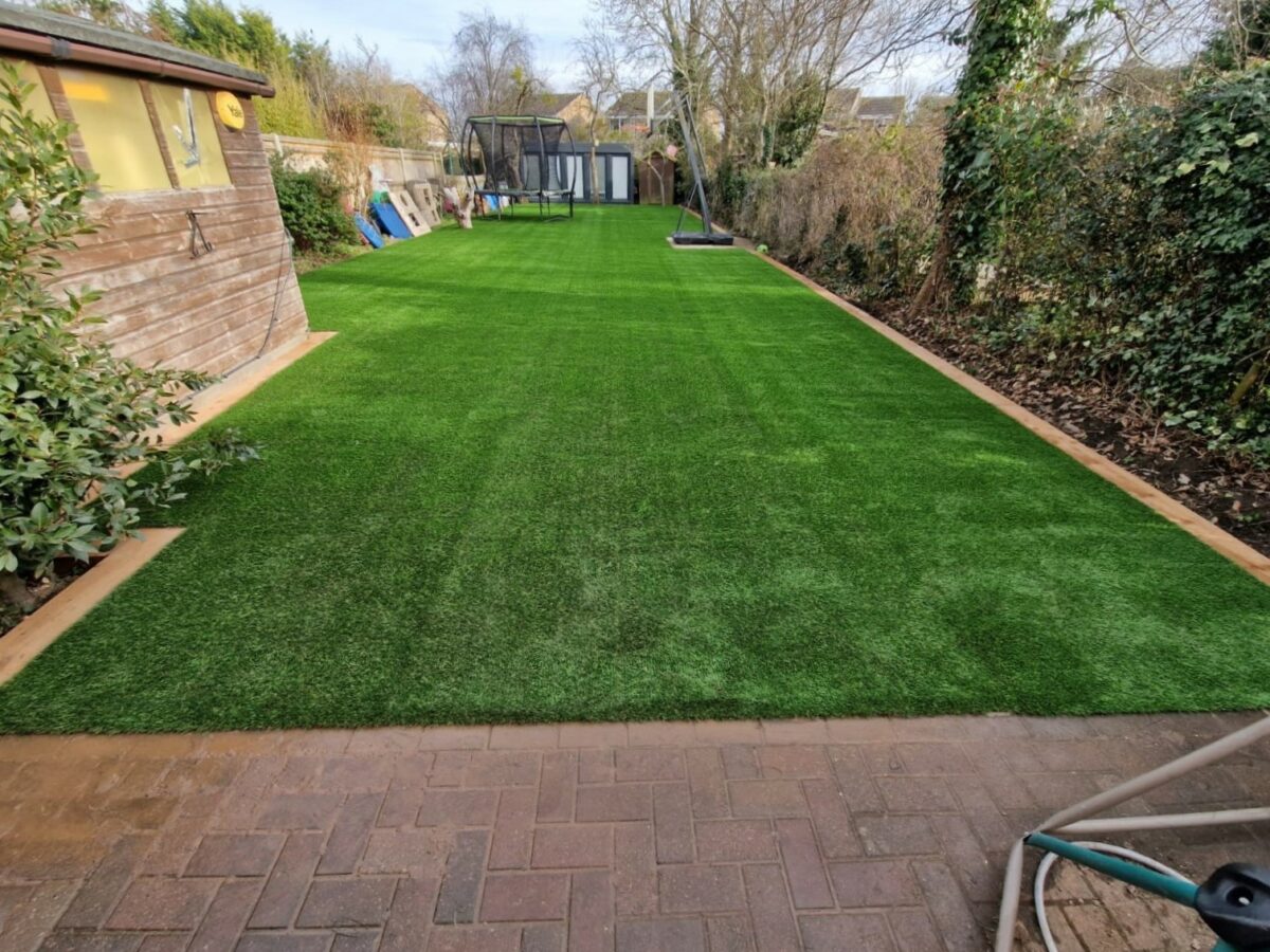 After image of a tidy lawn with Trulawn Supreme