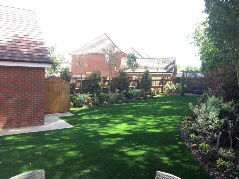 Artificial grass for shady lawns