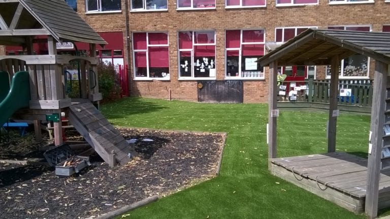 Primary School in Harlow with artificial grass